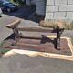 Solid wood monastery table