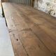 Antique wooden table with tapered legs – 200 cm