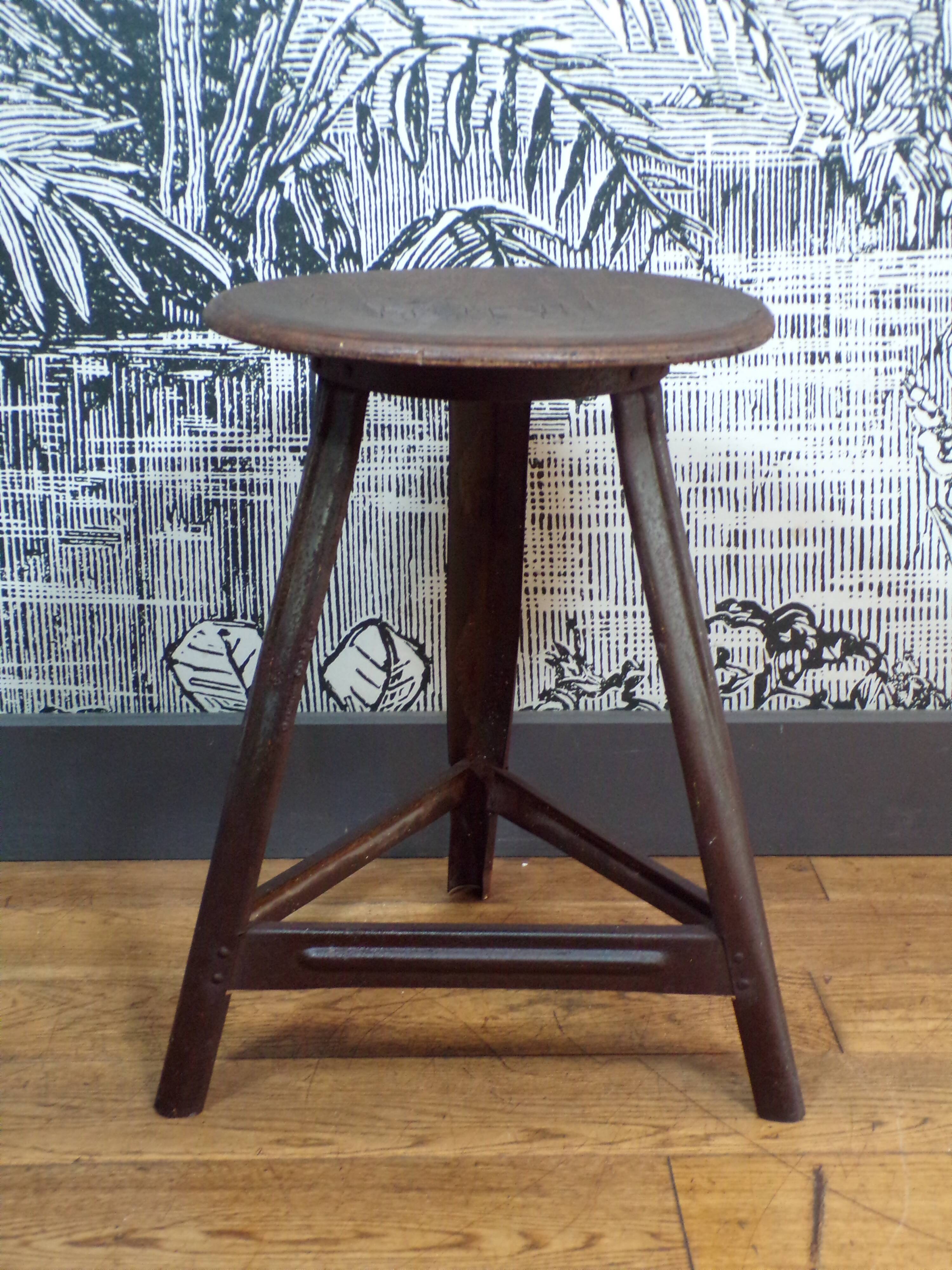 German tripod workshop stool 1930