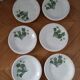 Set of 6 ceramic plates