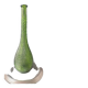 Empoli olive green bottle vase with diamond point - 39 cm