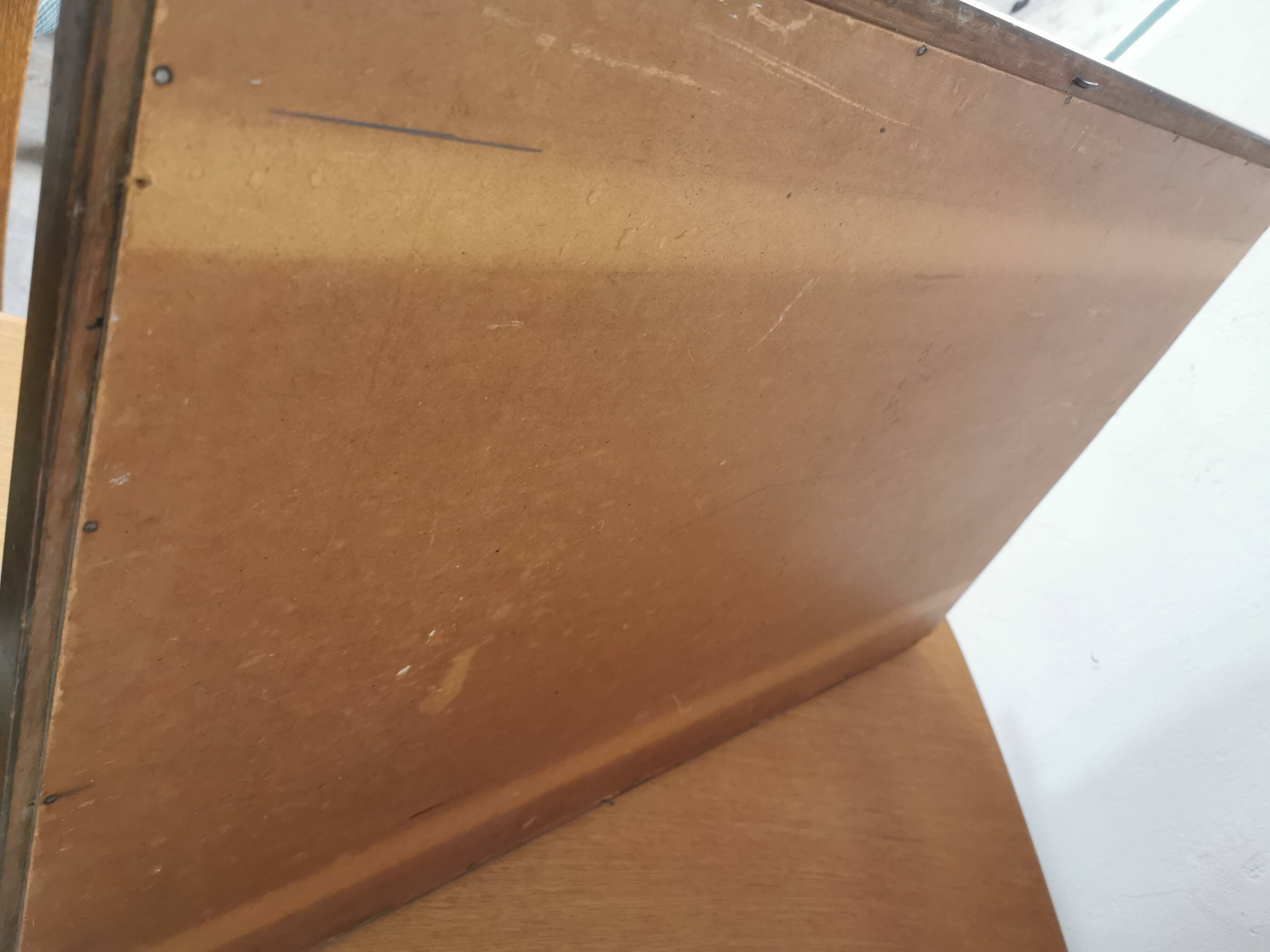Scandinavian mahogany mirror