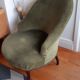 Fauteuil crapaud velours