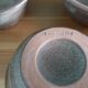 Vallauris Muratore style glazed terracotta bowl