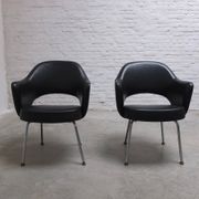 Ensemble original de 4 fauteuils 'Executive' par Eero Saarinen pour Knoll, années 1960.