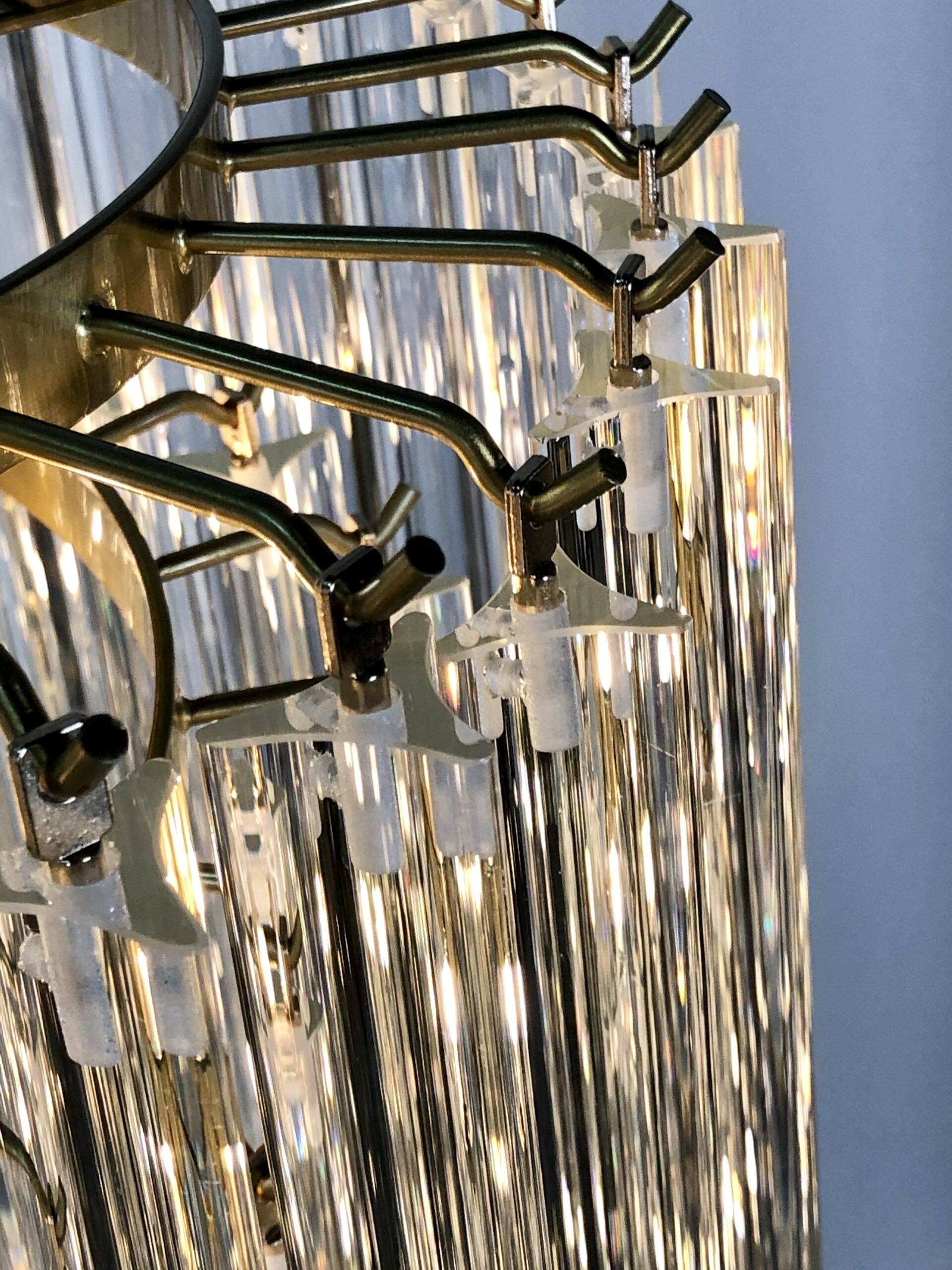 Murano glass chandelier 1980s