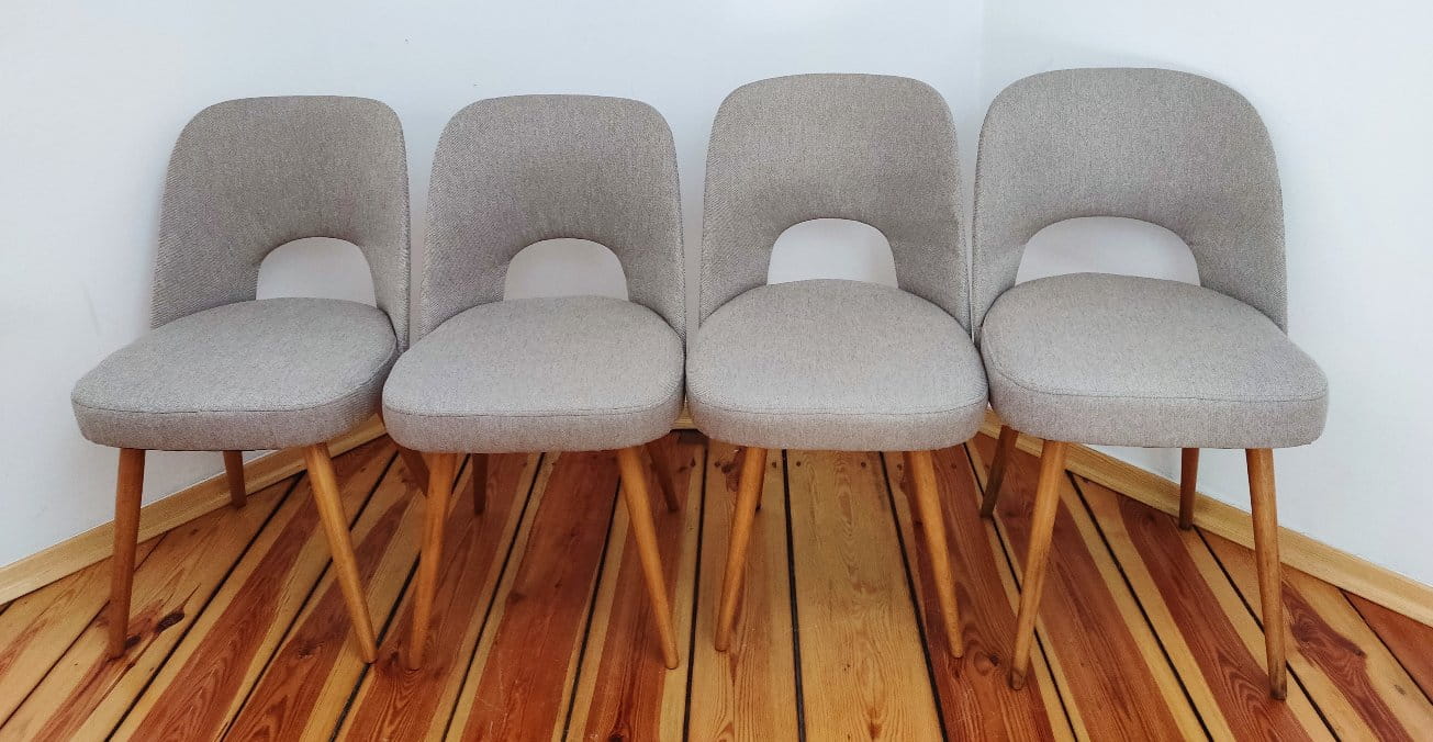 Set of Four Chairs by O. Haerdtl for TON, Czechoslovakia, 1960s
