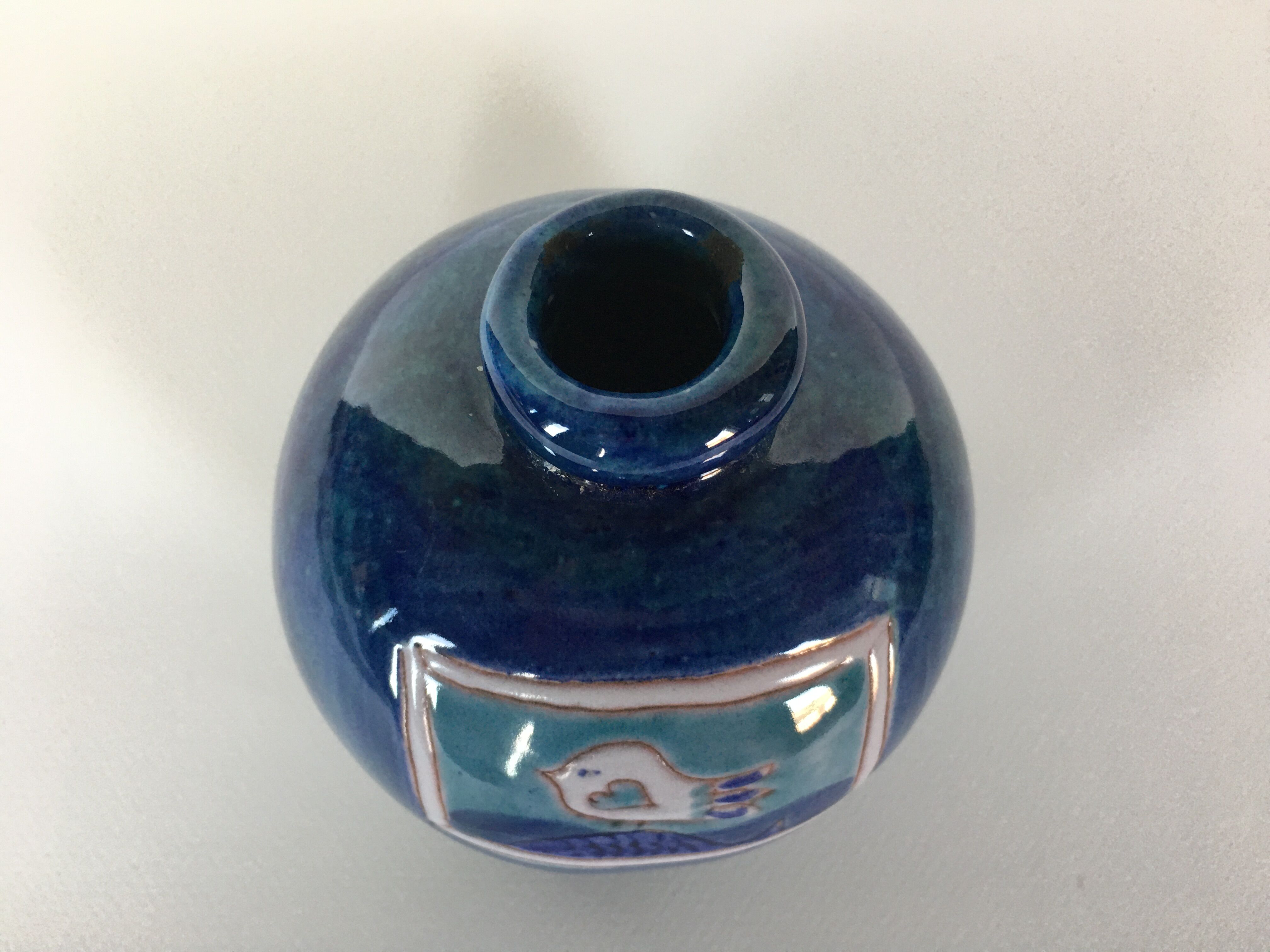 Cloutier brothers ceramic vase