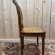 Suite de 6 chaises médaillon Louis XVI en cannage