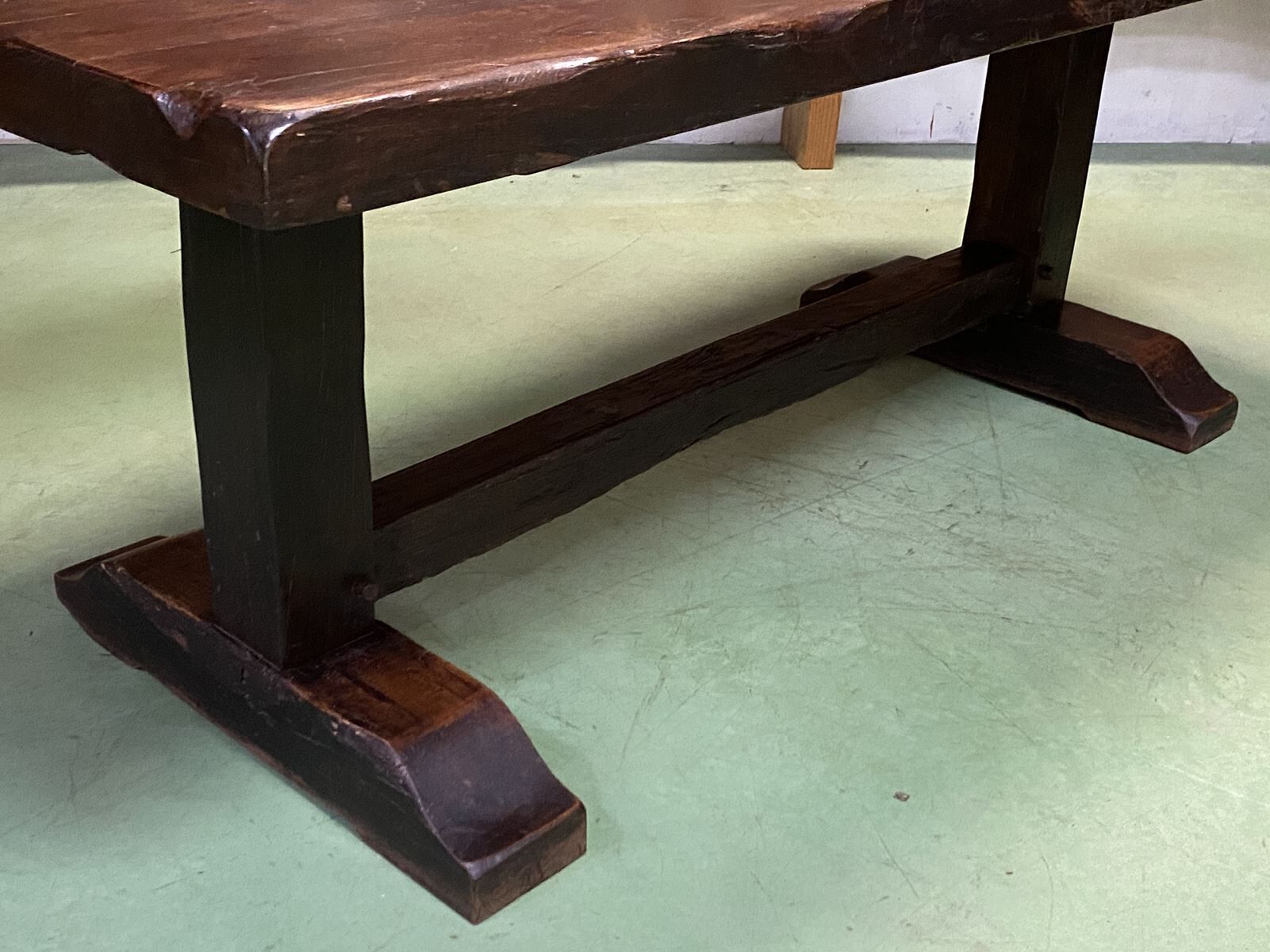 1930s oak monastery table