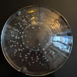 Bubbled crystal ashtray