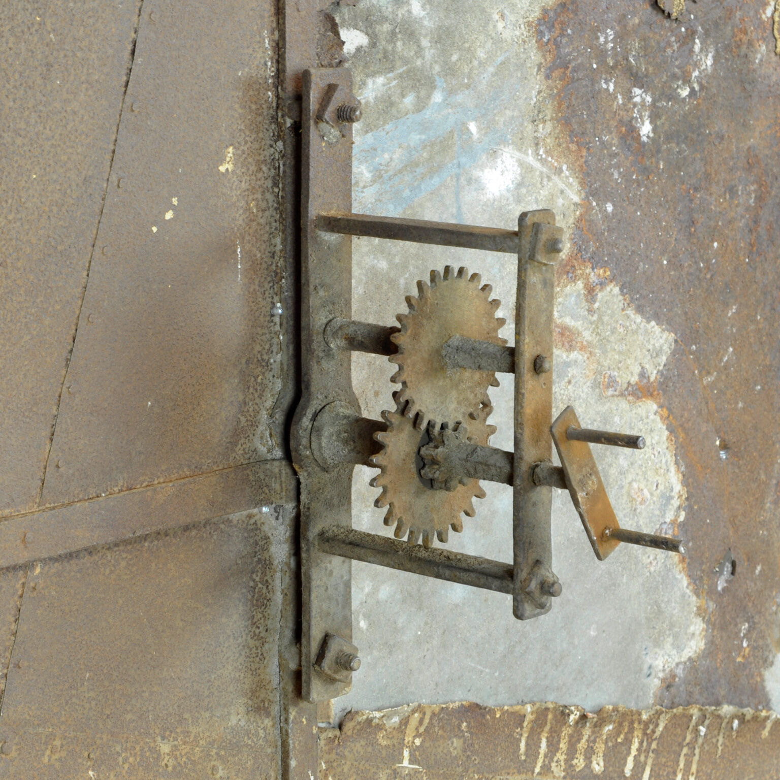Clock Face Of A Church. Circa 1920
