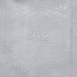 Four table serviettres XIXth embroidered "Elodie"