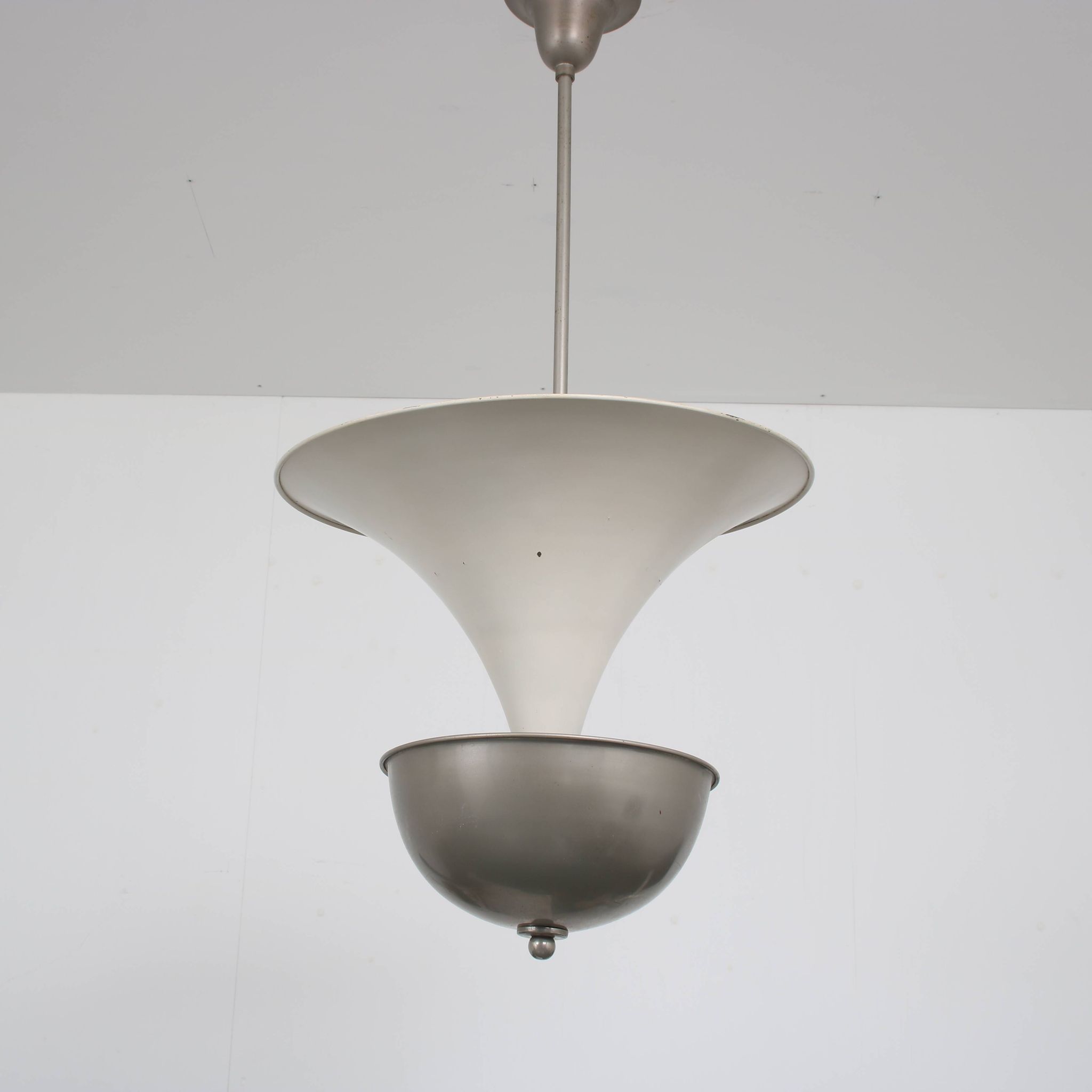 1930s Art deco hanging lamp from the Netherlands