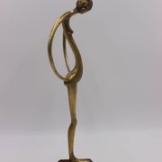 bronze sculpture brutalist modernist modern art mid century old