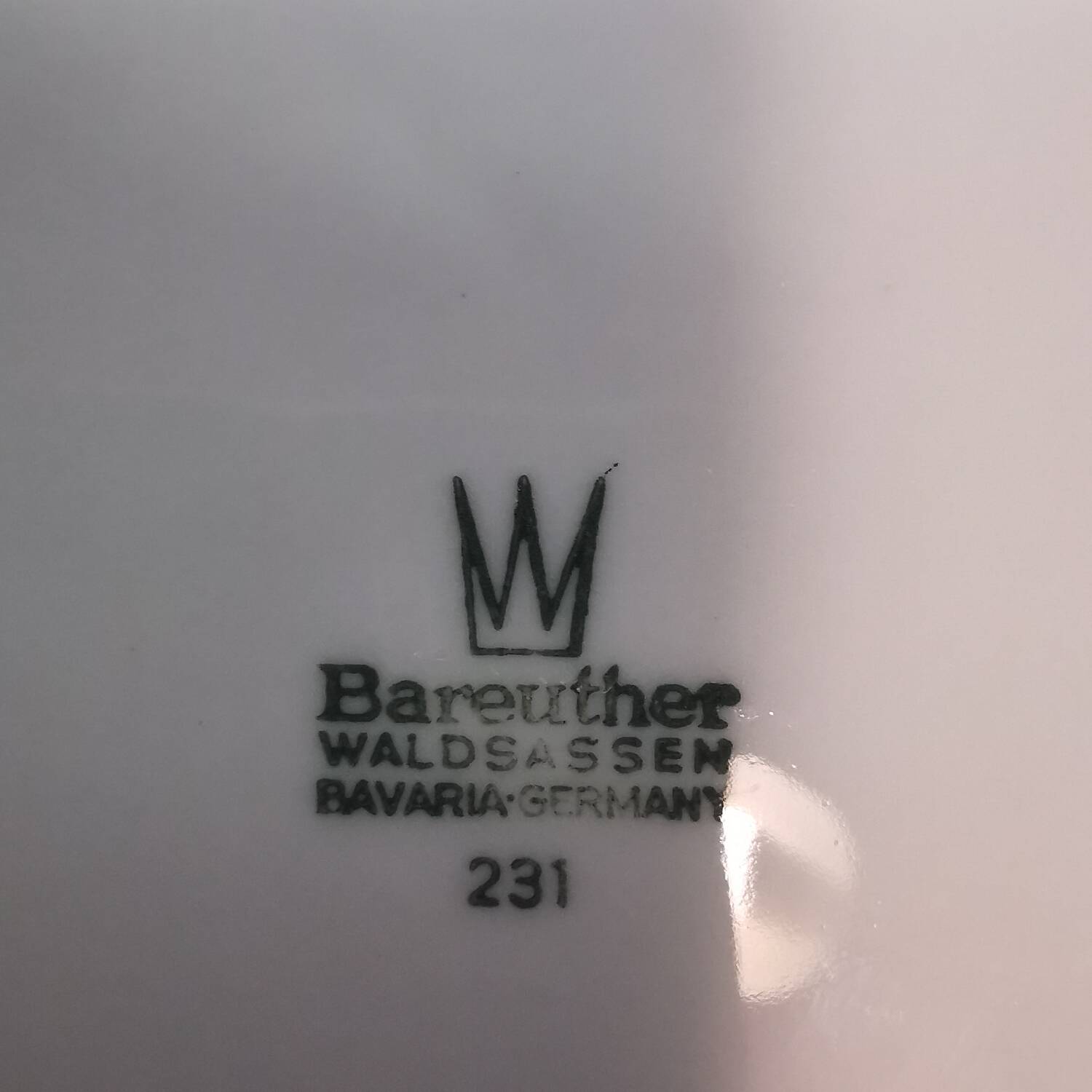 Set of 12 dessert / cake plates - bareuther bavaria silver liseret