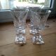 Sevred crystal glasses