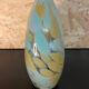 Multicolored glass vase