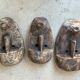 Large Timor mask in patinated wood H:50cm (2)