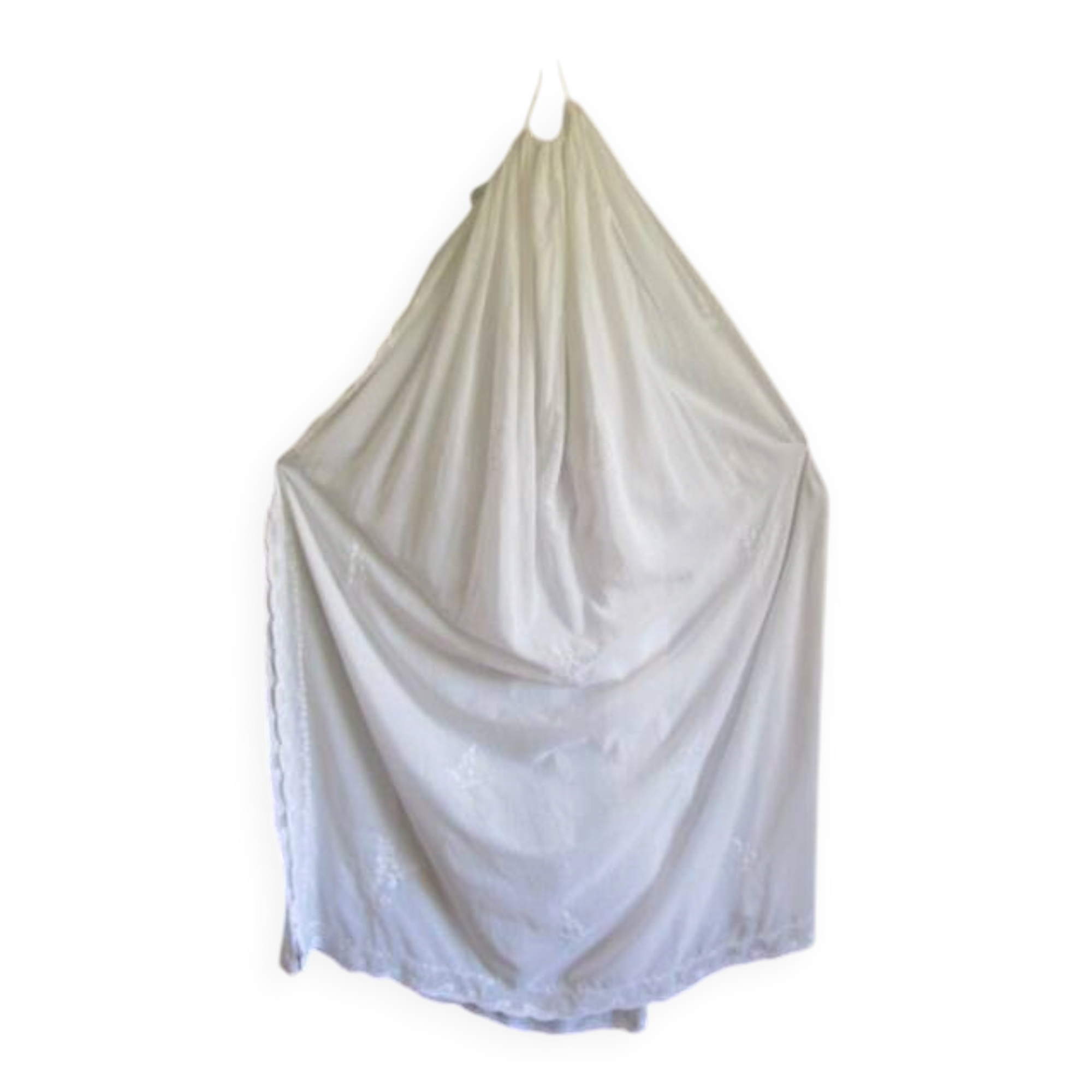 Voile De Berceau ancien avec dessus de lit assorti