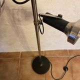 Vintage e-reader floor lamp 3 spots years 70