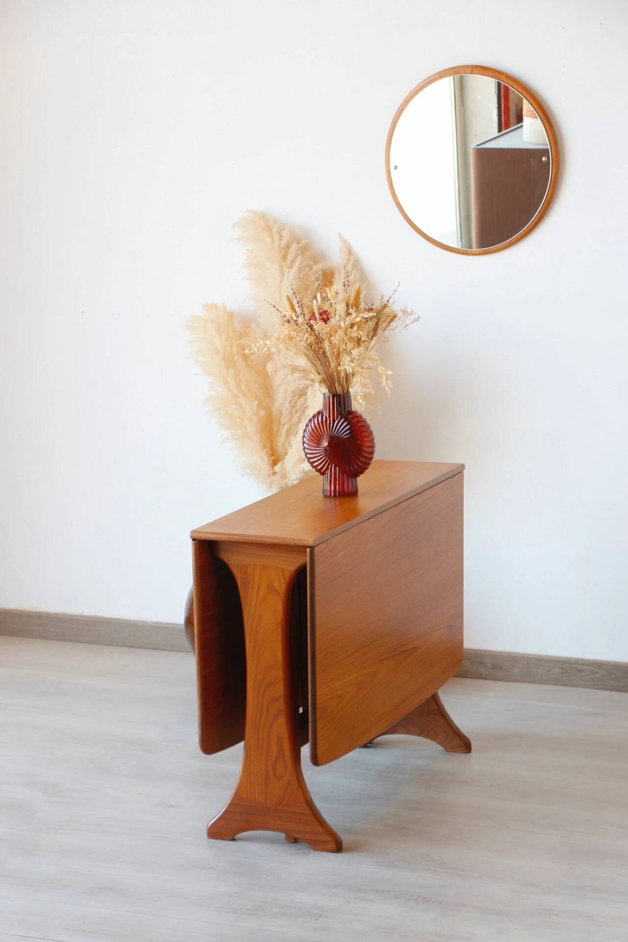 Table scandinave pliante en teck G-Plan