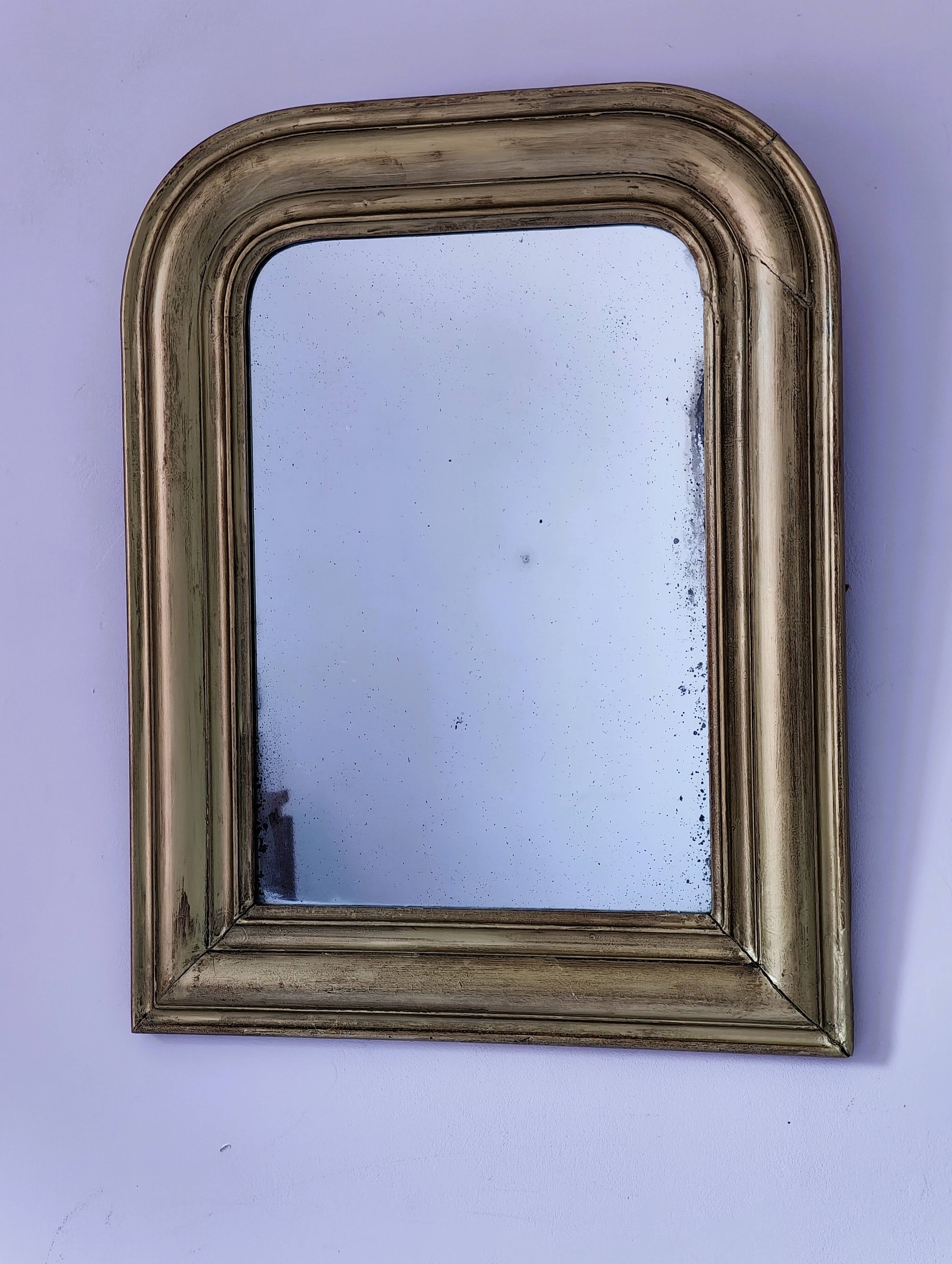 Antique Louis Philippe mirror 57 X 44 cm