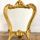 Old golden mirror
