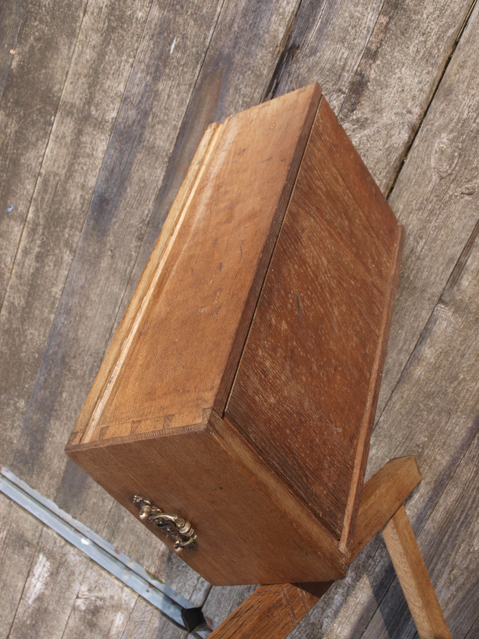 Oak writing desk