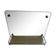 Retro bathroom with tablet mirror 45x32cm