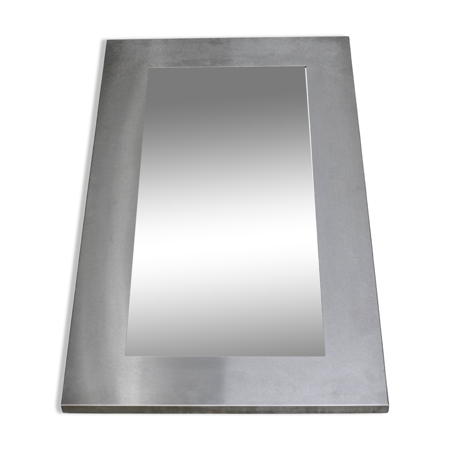 Large steel mirror from the 70s