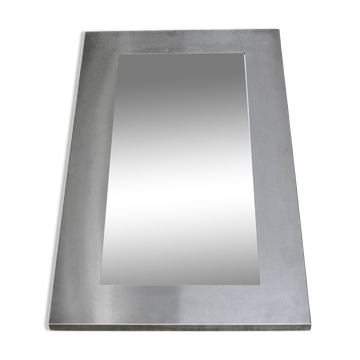 Large steel mirror from the 70s