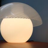 Murano glass incamiciato mushroom table lamp VeART 1970s