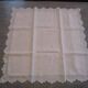 Antique embroidered/monogrammed pillowcase: 75x75cm