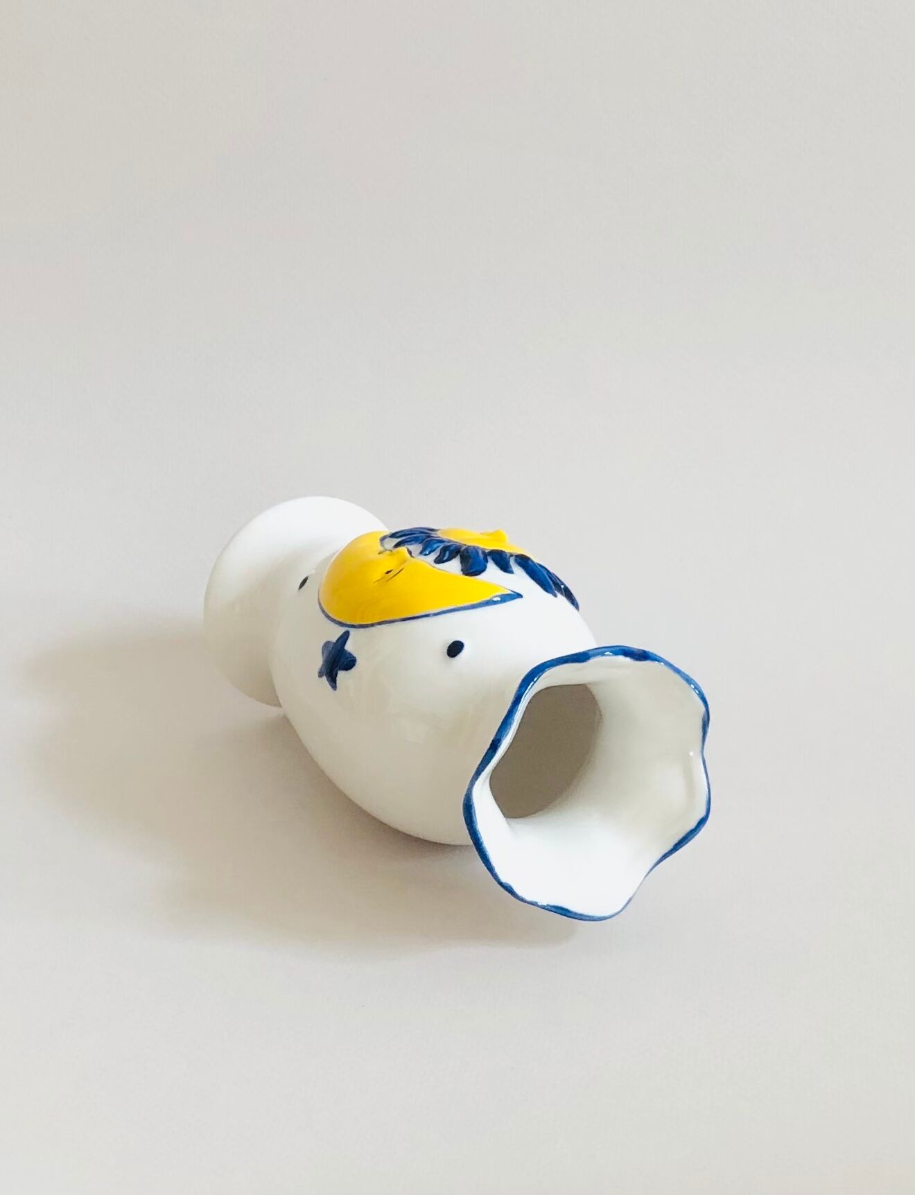 Vintage Sun & Moon Vase ceramic H17cm