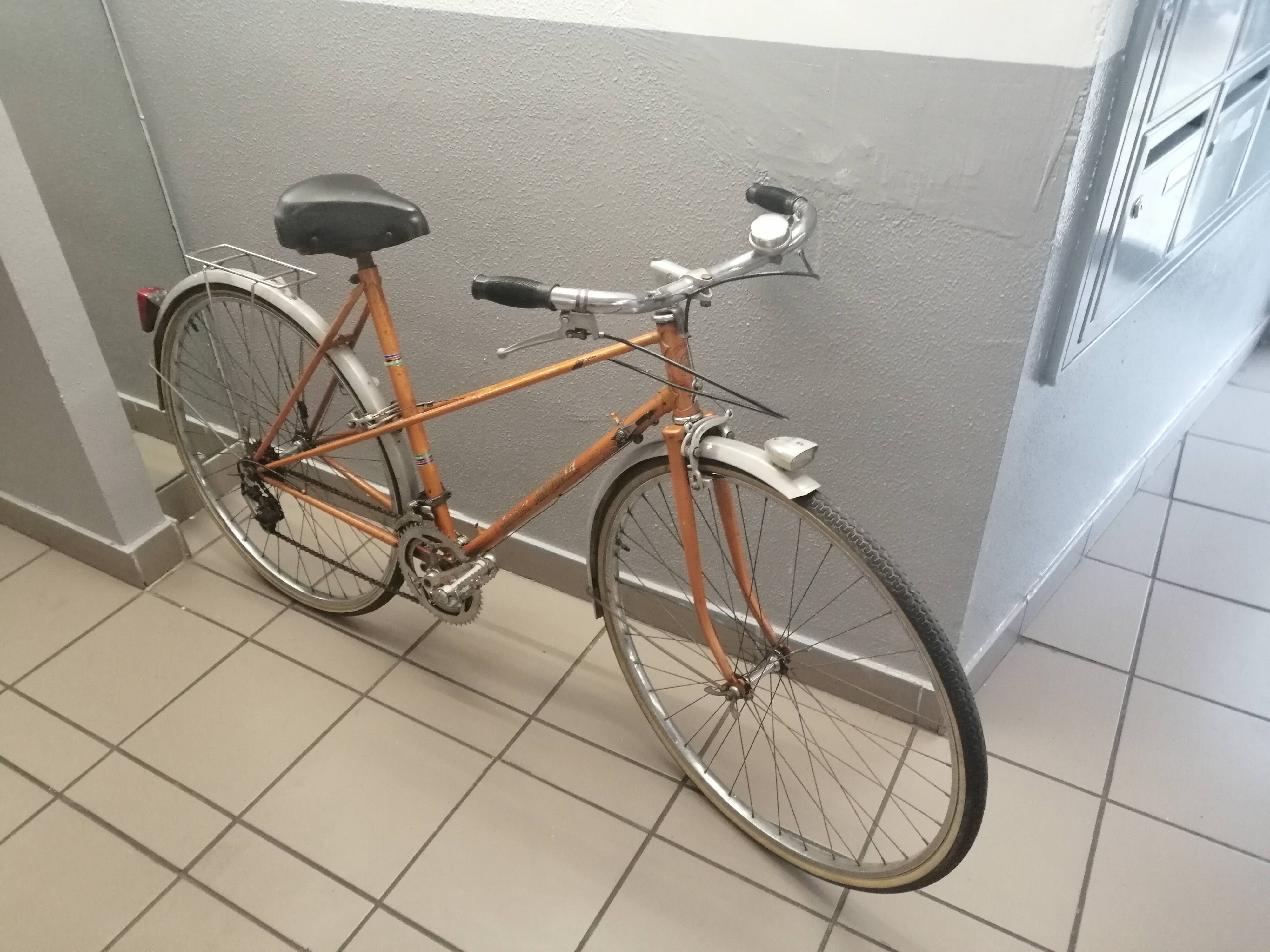 vintage city bike jacques anquetil 2 trays