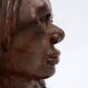 Buste africain de Joseph Bansimba sculpté en wengé - XXe siècle
