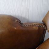 Leather reclining chair
