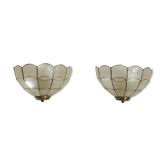 Paire appliques en Nacre /vintage