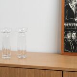 Glass vase, Danish design, 1970s, manufacturer: Holmegaard