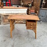 60s rattan desk
