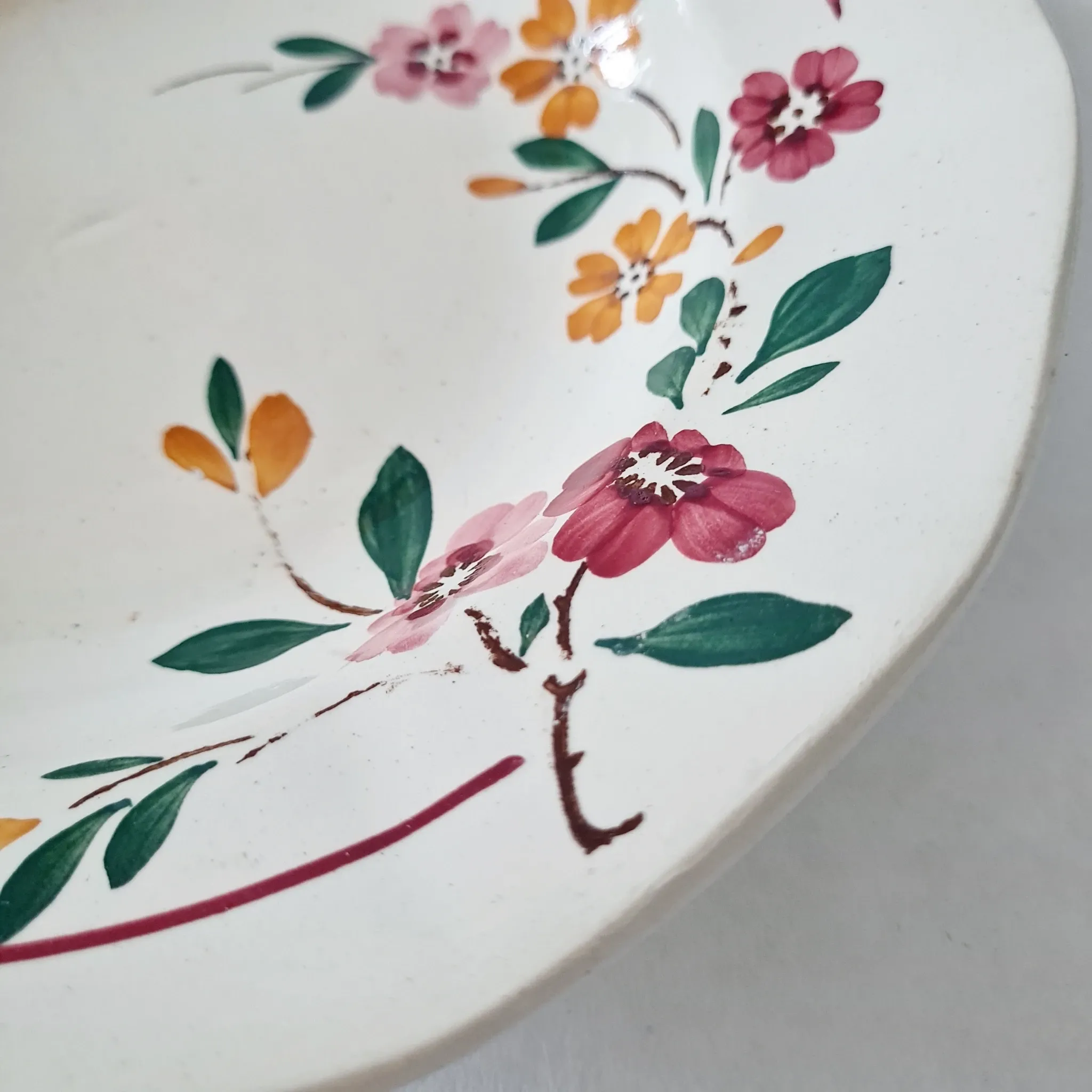 Service of 4 Deep Plates Sarreguemines / Bitche