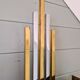 Large brass wall sconce, Hollywood Regency style, 1970s