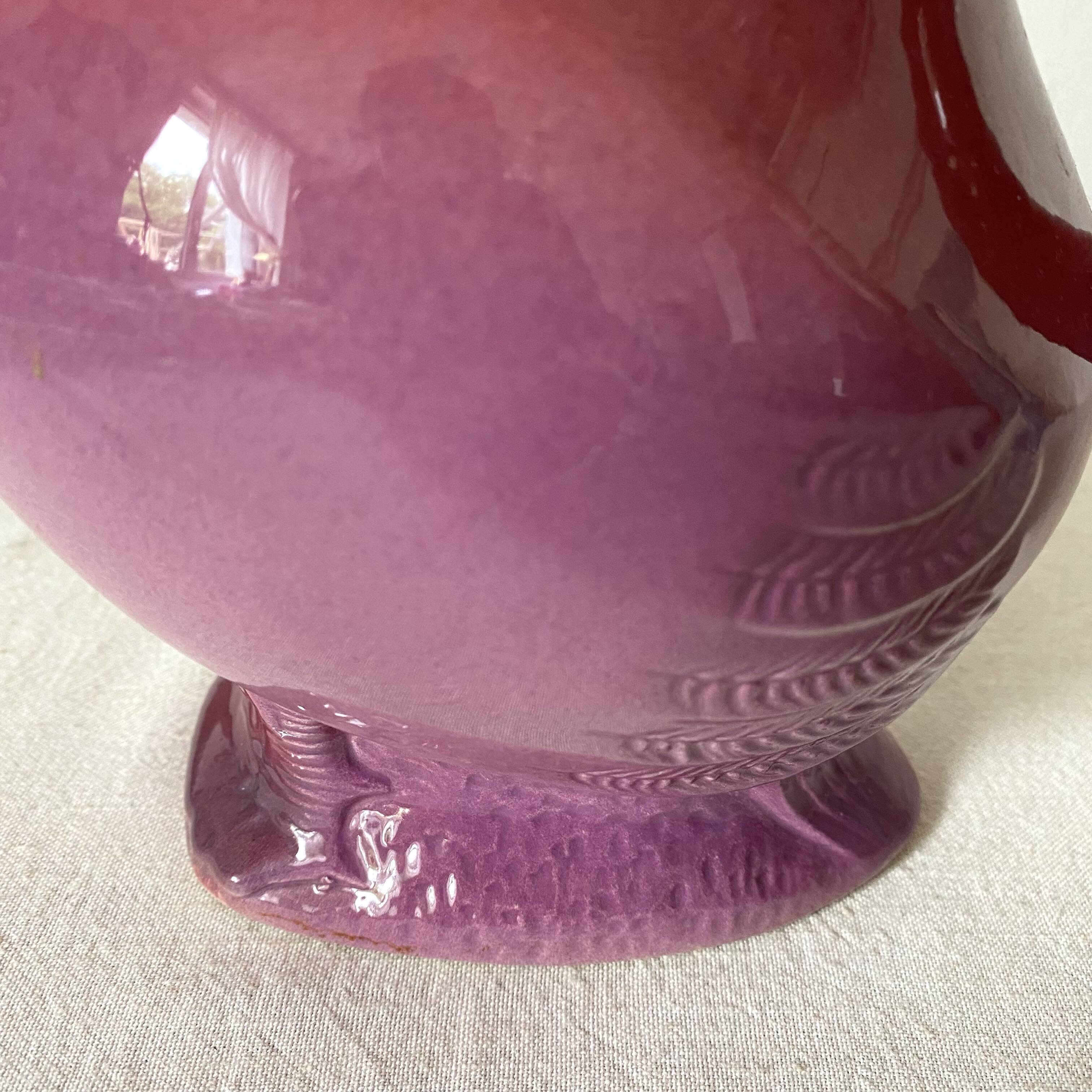 Zoomorphic pitcher, Saint Clément earthenware owl