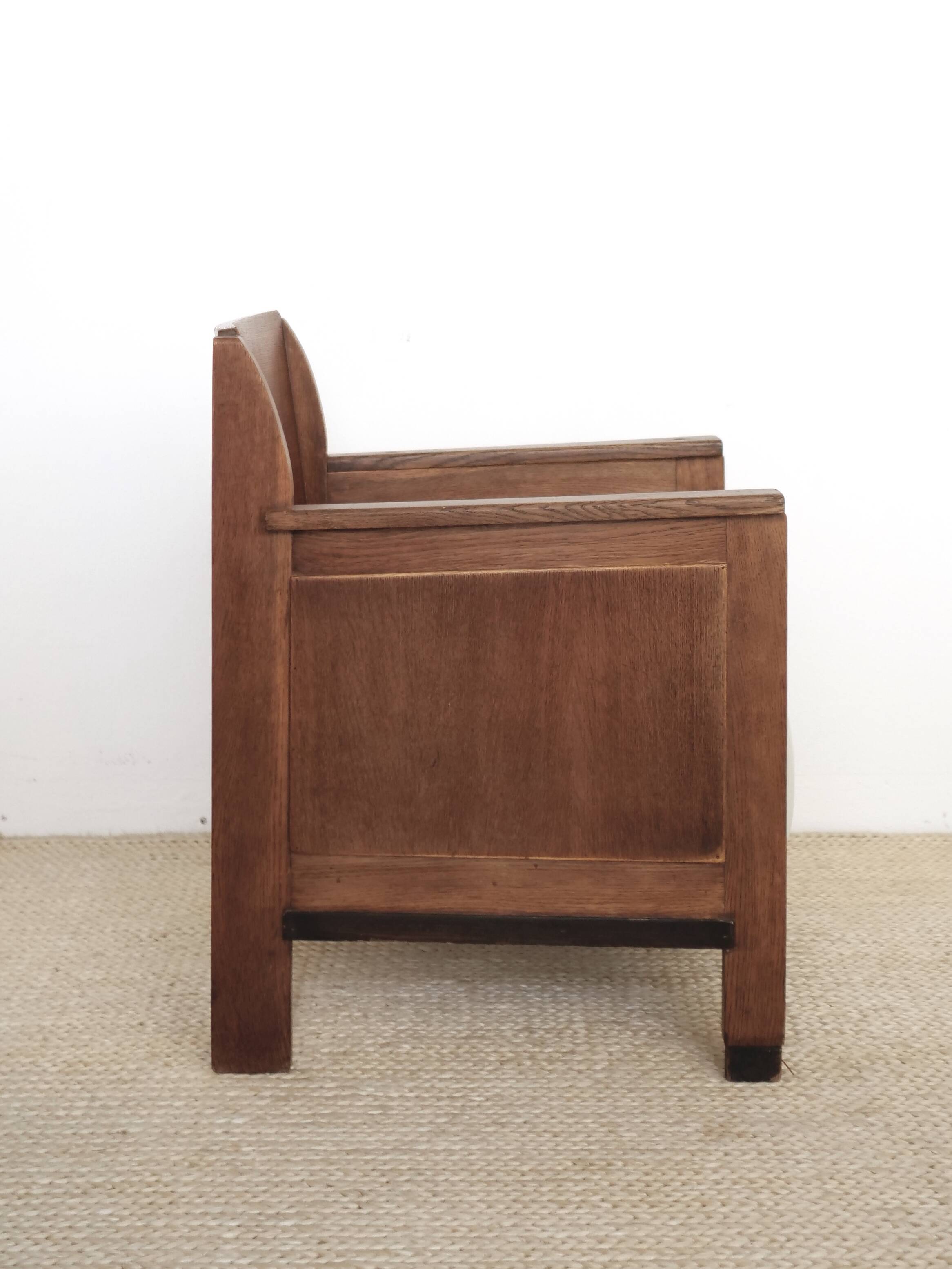 Art Deco armchairs Haagse School the pair