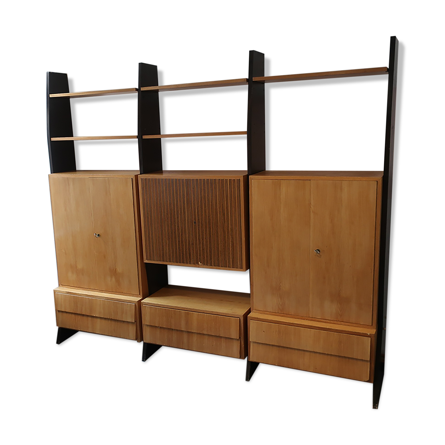 1950s foot library by designer Erich Stratmann, modular