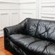 Leather Sloop sofa by Michel Ducaroy for Ligne Roset, France, 1970.
