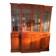 Glass-fronted mahogany bookcase – 1950s – 215 cm