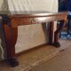 Mahogany empire style console