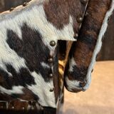 Vintage chair cowhide